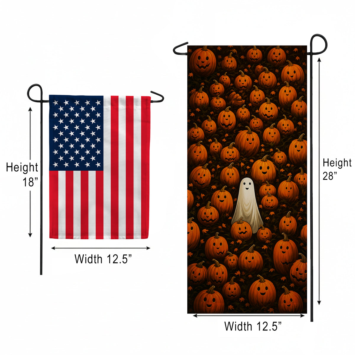 America Forever Lost Ghost Garden Banner Flag