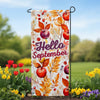 America Forever Hello September Colors Garden Banner Flag