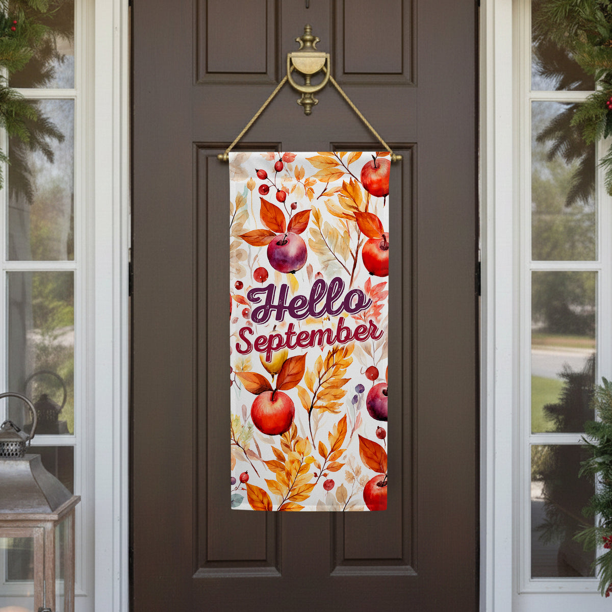 America Forever Hello September Colors Garden Banner Flag