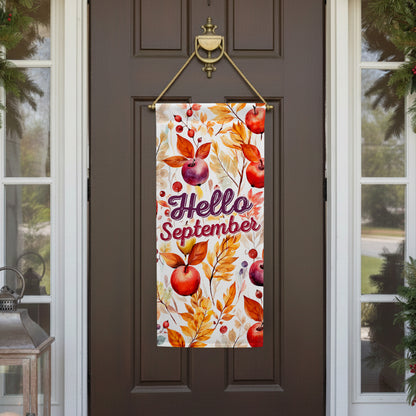 America Forever Hello September Colors Garden Banner Flag