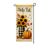 America Forever Hello Fall Sunflower Pumpkin Garden Banner Flag 
