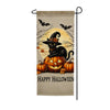 America Forever Happy Halloween Witch Cat Gaden Banner Flag