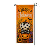 America Forever Happy Halloween Stacked Pumpkins Garden Banner Flag