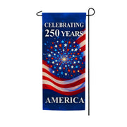 America Forever Celebrating 250 Years Garden Banner Flag