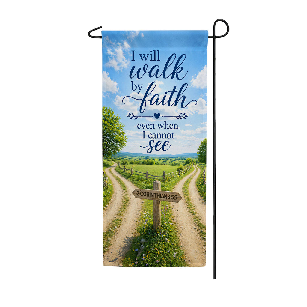America Forever Country Road Walk by Faith Garden Banner Flag