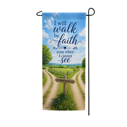 America Forever Country Road Walk by Faith Garden Banner Flag