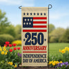250th Anniversary Independence Day of America Garden Banner Flag