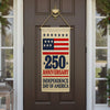 250th Anniversary Independence Day of America Garden Banner Flag