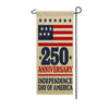 250th Anniversary Independence Day of America Garden Banner Flag