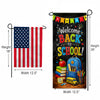 America Forever Welcome Back To School Garden Banner Flag