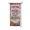 America Forever Everything Is Possible Mark 9:23 Garden Banner Flag
