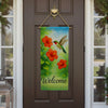 America Forever Welcome Hummingbird Hibiscus Garden Banner Flag