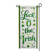 America Forever Luck O' the Irish Garden Banner Flag