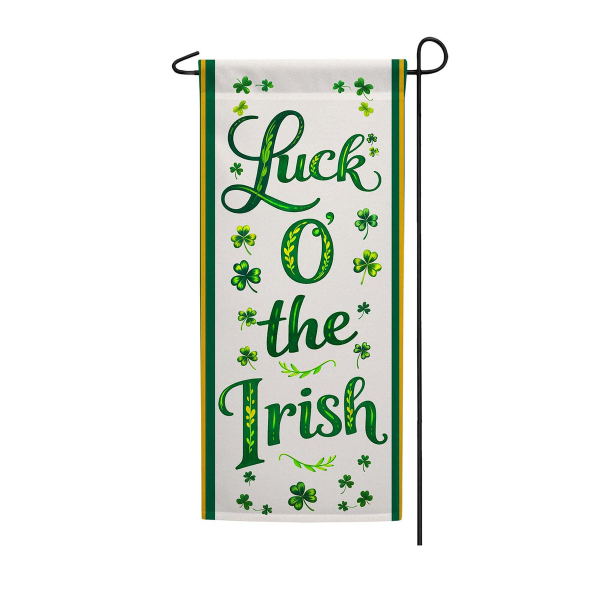 America Forever Luck O' the Irish Garden Banner Flag