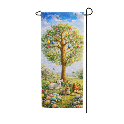 America Forever Easter Egg Tree Garden Banner Flag