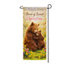 Bear-y Sweet Springtime Double Sided Banner Garden Flag 12.5" x 28"