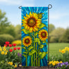 America Forever Sunflower Shine Garden Banner Flag