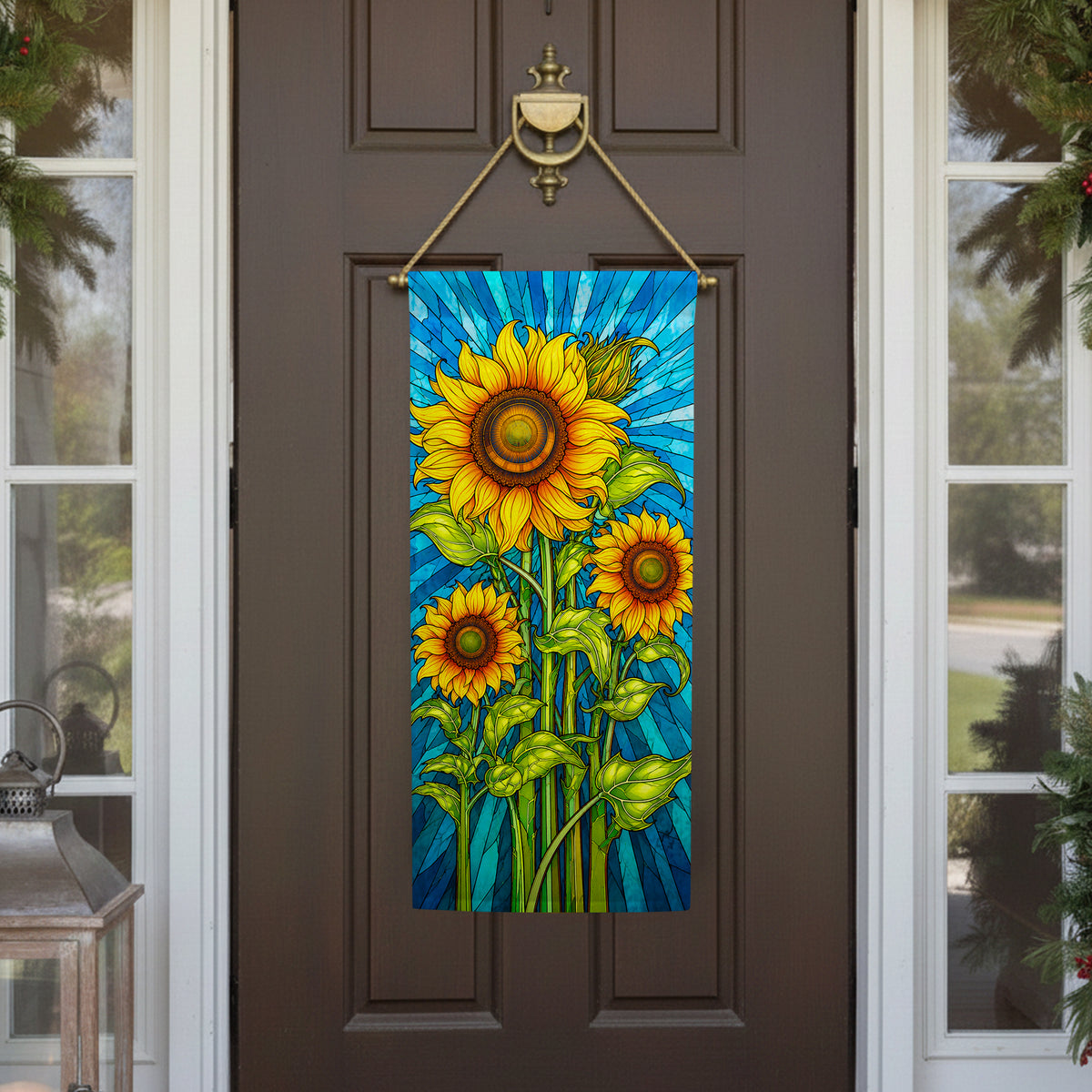 America Forever Sunflower Shine Garden Banner Flag