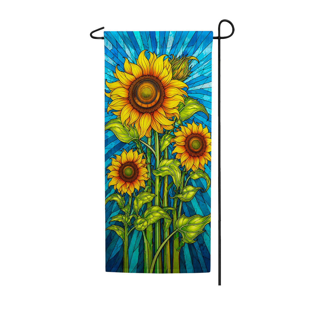 America Forever Sunflower Shine Garden Banner Flag