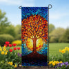 America Forever Autumn Tree Blaze Garden Banner Flag