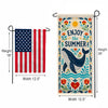 America Forever Summer Whale Folk Art Garden Banner Flag