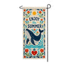 America Forever Summer Whale Folk Art Garden Banner Flag