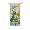 America ForeverWelcome Summer Alligator Garden Banner Flag