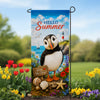 America Forever Hello Summer Puffin Coastal Garden Banner Flag