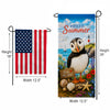 America Forever Hello Summer Puffin Coastal Garden Banner Flag