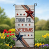 America Forever Thank You Veterans Garden Banner Flag