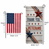 America Forever Thank You Veterans Garden Banner Flag