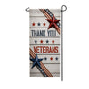 America Forever Thank You Veterans Garden Banner Flag