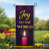 America Forever Joy to the World Stained Glass Garden Banner Flag