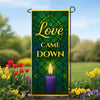 America Forever Love Came Down Stained Glass Garden Banner Flag