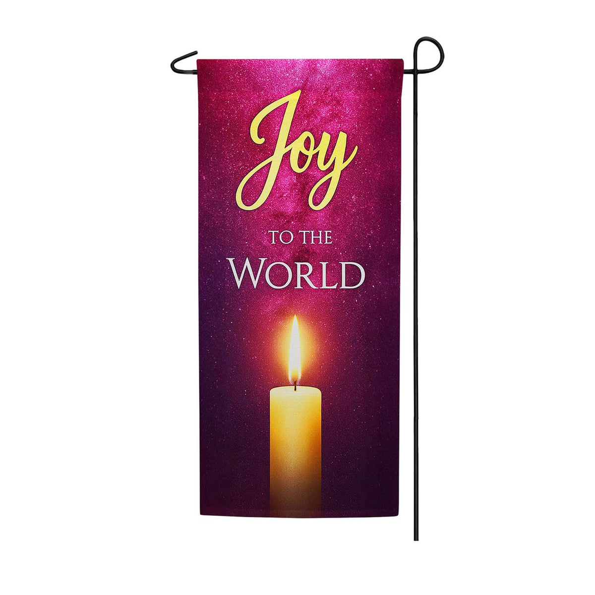 America ForeverJoy to the World Candlelight Garden Banner Flag