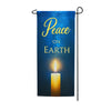 Peace on Earth Starry Night Double Sided Garden Banner Flag 12.5 x 28 inch