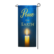 America Forever Peace on Earth Starry Night Garden Banner Flag