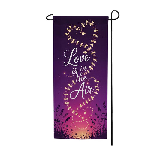 America ForeverLove is in the Air Wildflowers Garden Banner Flag
