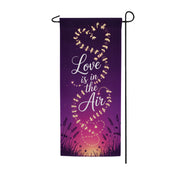 America ForeverLove is in the Air Wildflowers Garden Banner Flag