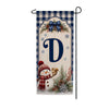 America Forever Winter Snowman Monogram Banner Flag