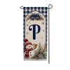 America Forever Winter Snowman Monogram Banner Flag