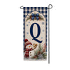 America Forever Winter Snowman Monogram Banner Flag