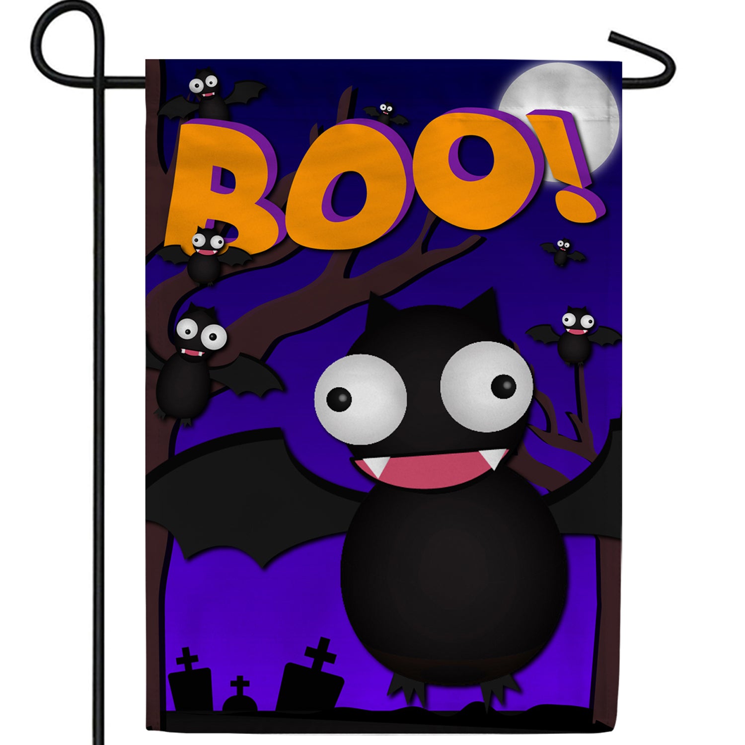 America Forever Crazy Bat Party Garden Flag