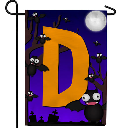 America Forever Crazy Bat Party Monogram Garden Flag