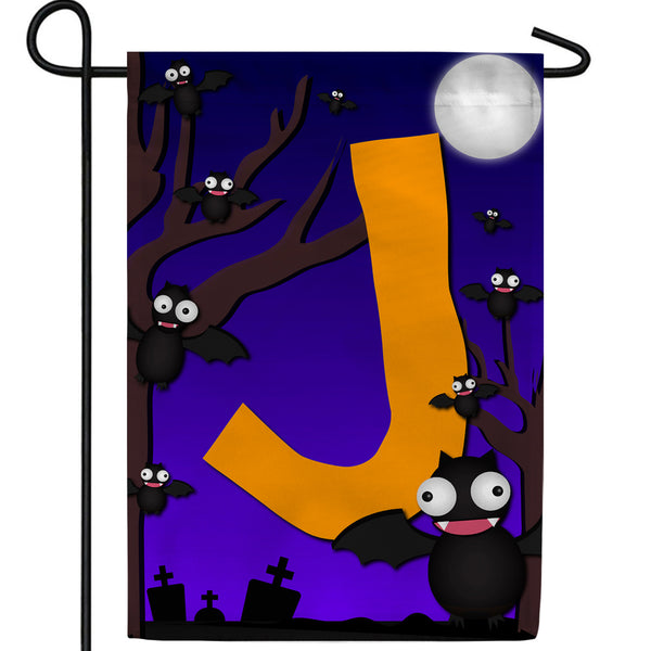 America Forever Crazy Bat Party Monogram Garden Flag