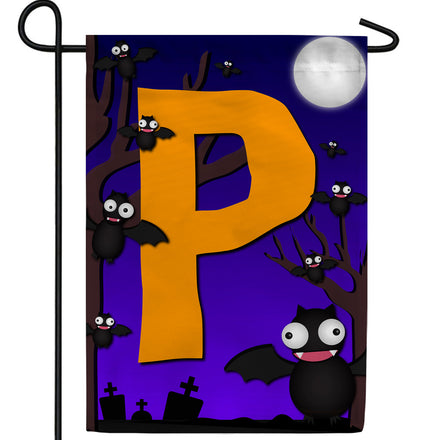 America Forever Crazy Bat Party Monogram Garden Flag