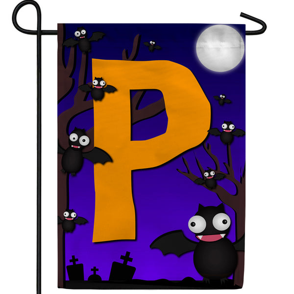 America Forever Crazy Bat Party Monogram Garden Flag