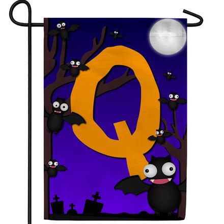 America Forever Crazy Bat Party Monogram Garden Flag