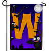America Forever Crazy Bat Party Monogram Garden Flag