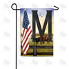 America Forever American Country Sunrise Monogram Garden Flag